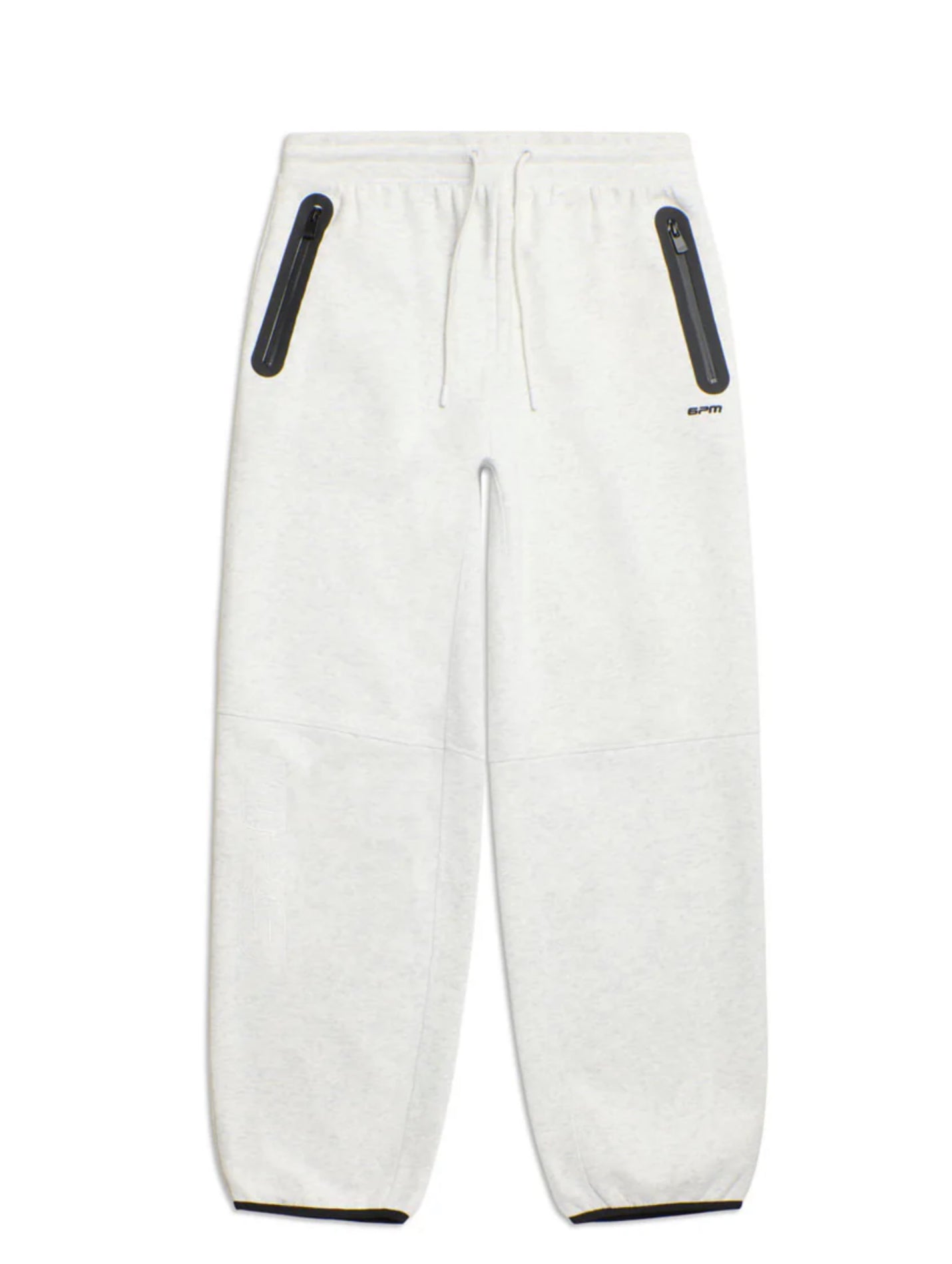 6pm wide roadman pants light grey melange