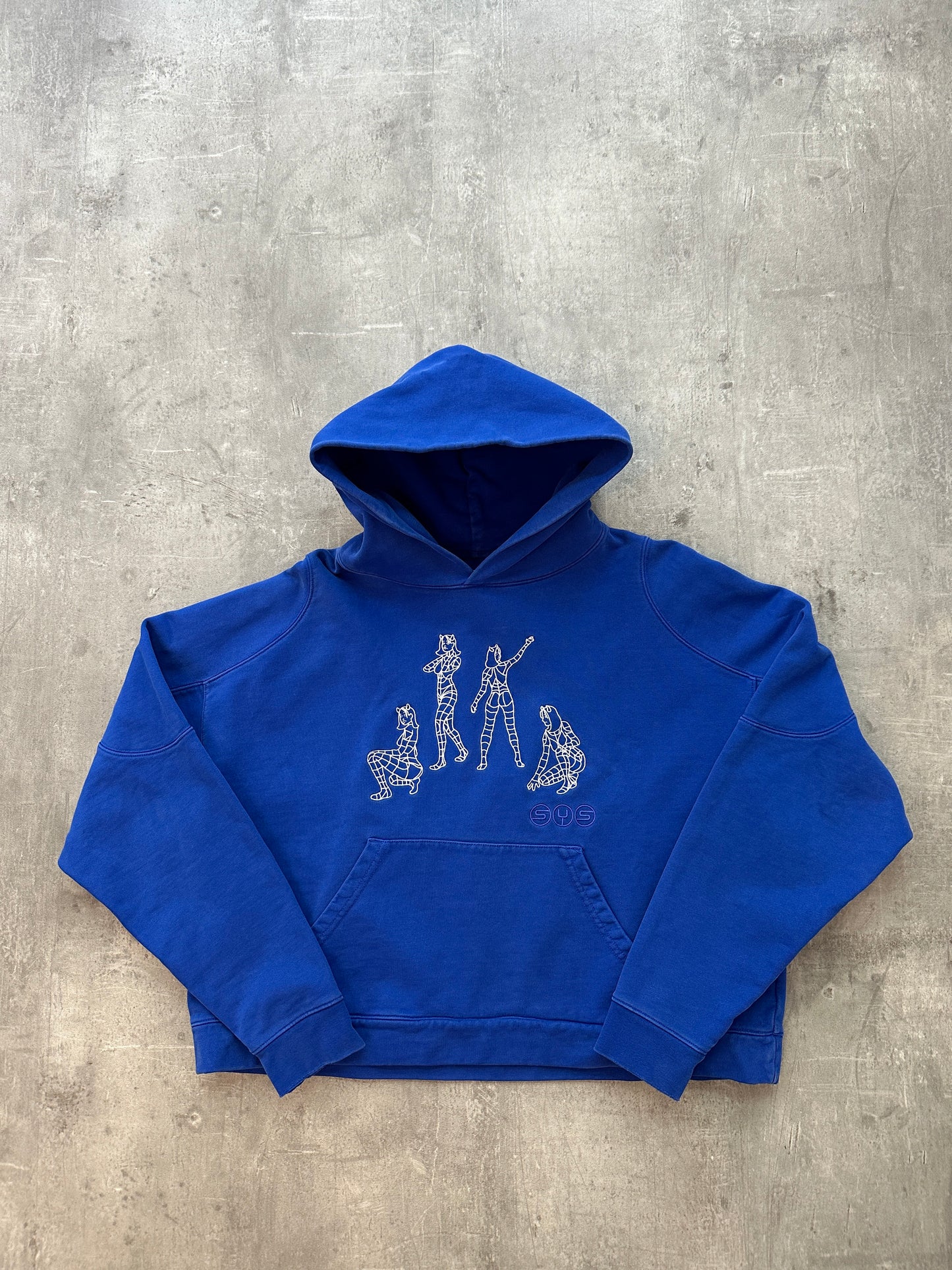 Systemic Hoodie Blau
