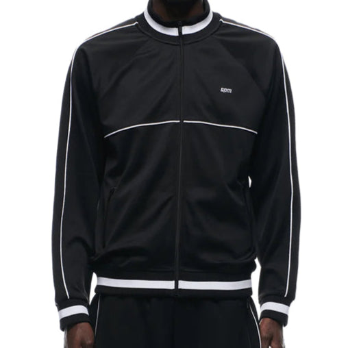 6pm ribbed trainer jacket black